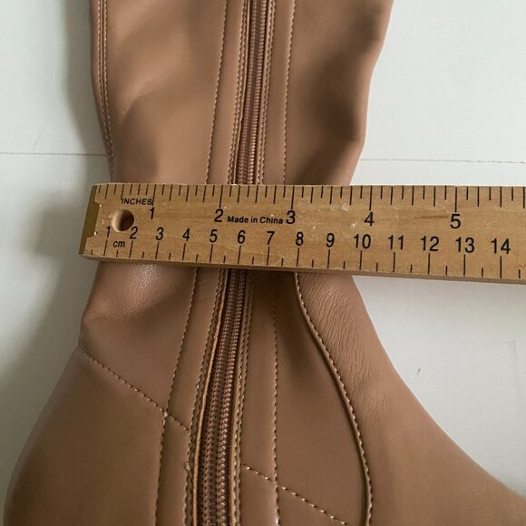 NEW Jeffrey Campbell Tanked Knee High Women's Brown Boots Size 7 Boho - Picture 11 of 14